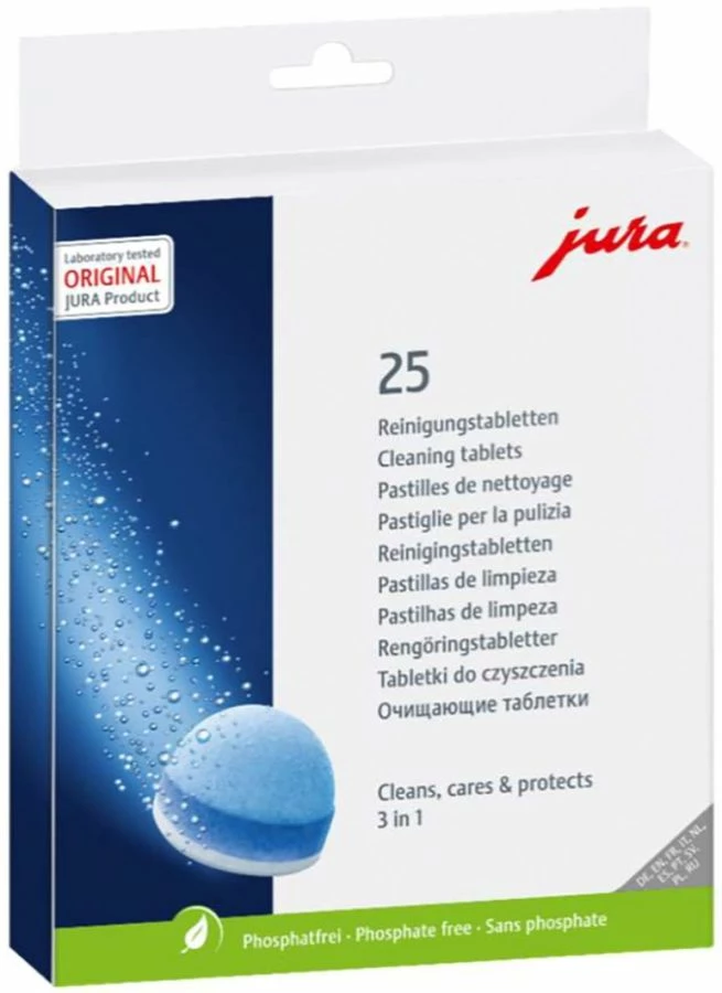 Coffee Machine Cleaning Agents Jura 3-Phase Cleaning Tablets 2 Coffee Machine Cleaning Agents Jura 3-Phase Cleaning Tablets