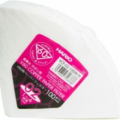Filter Papers For Coffee Hario V60 VCF-02-100W-H Size 02 Coffee Paper Filters, 100 Pcs