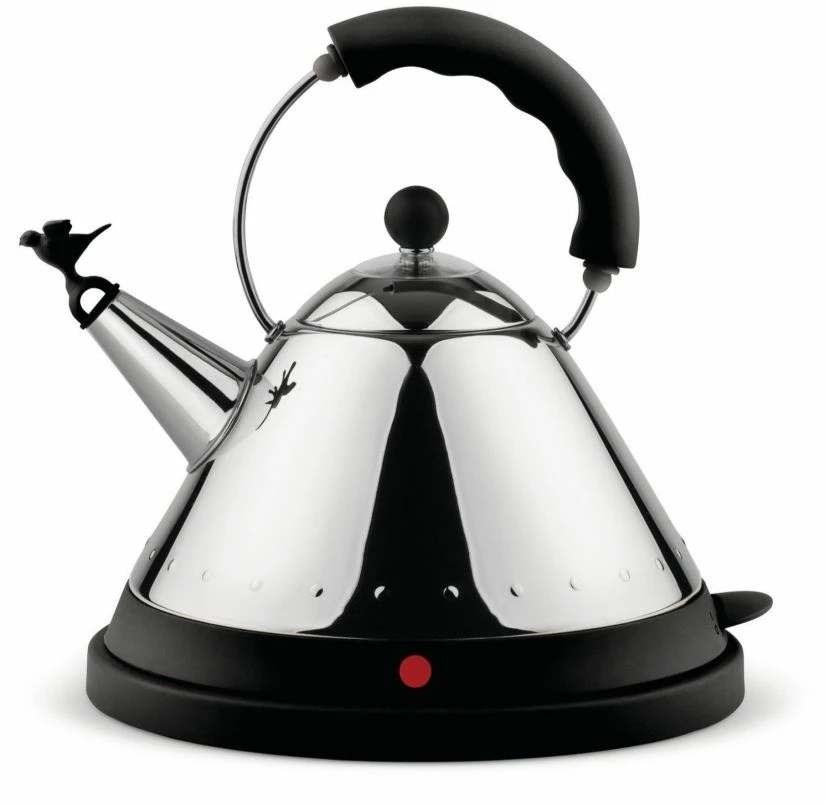 Kettles Alessi MG32 Electric Water Kettle 1,5 L, Steel/Black 3 Kettles Alessi MG32 Electric Water Kettle 1,5 L, Steel/Black