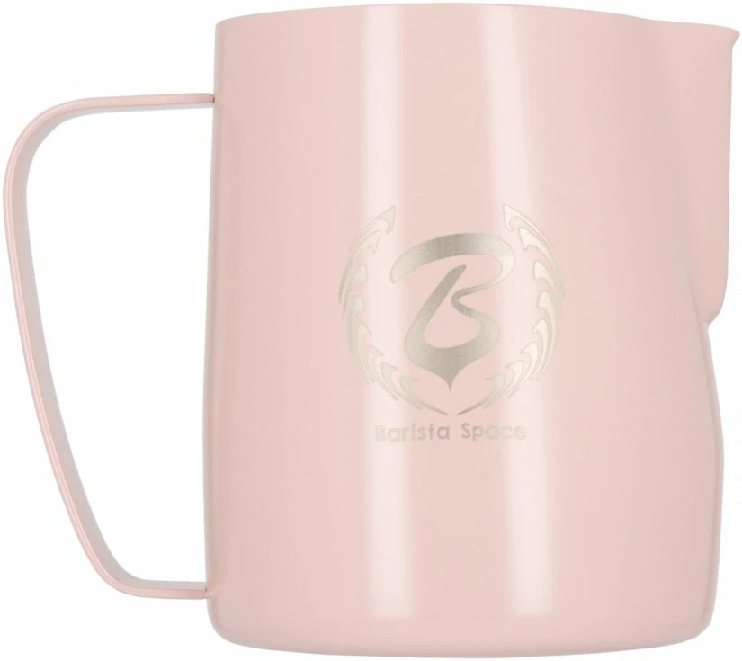 Milk Pitchers Barista Space Milk Jug, Teflon Pink 3 Milk Pitchers Barista Space Milk Jug, Teflon Pink
