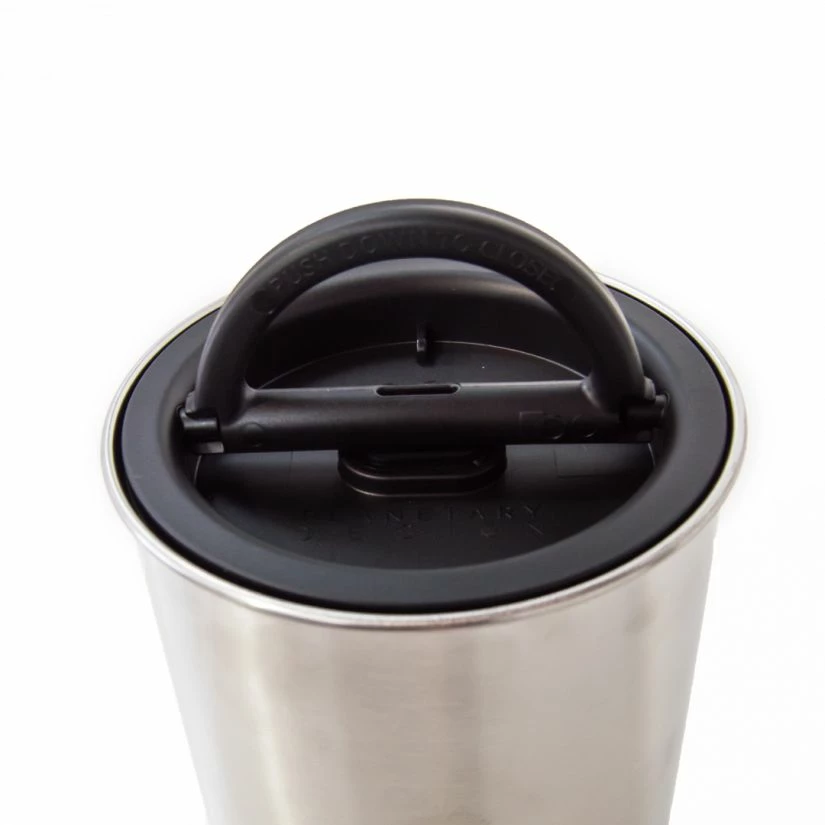 Coffee Storage Planetary Design Airscape® Classic Stainless Steel Storage Canister, Charcoal 6 Coffee Storage Planetary Design Airscape® Classic Stainless Steel Storage Canister, Charcoal - Image 4