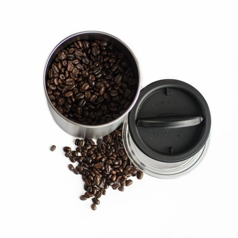 Coffee Storage Planetary Design Airscape® Classic Stainless Steel Storage Canister, Charcoal 7 Coffee Storage Planetary Design Airscape® Classic Stainless Steel Storage Canister, Charcoal - Image 5