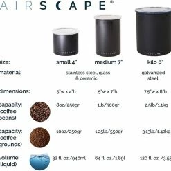 Coffee Storage Planetary Design Airscape® Ceramic Storage Canister, Obsidian 11 Coffee Storage Planetary Design Airscape® Ceramic Storage Canister, Obsidian -Barista and Coffee Accessories Shop unnamed file 1531