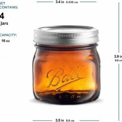Storage Ball Pint Elite Amber Wide Mouth 475 Ml, 4 Pcs -Barista and Coffee Accessories Shop unnamed file 1561