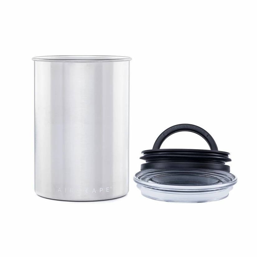 Coffee Storage Planetary Design Airscape® Classic Stainless Steel Storage Canister, Brushed Steel 4 Coffee Storage Planetary Design Airscape® Classic Stainless Steel Storage Canister, Brushed Steel - Image 2