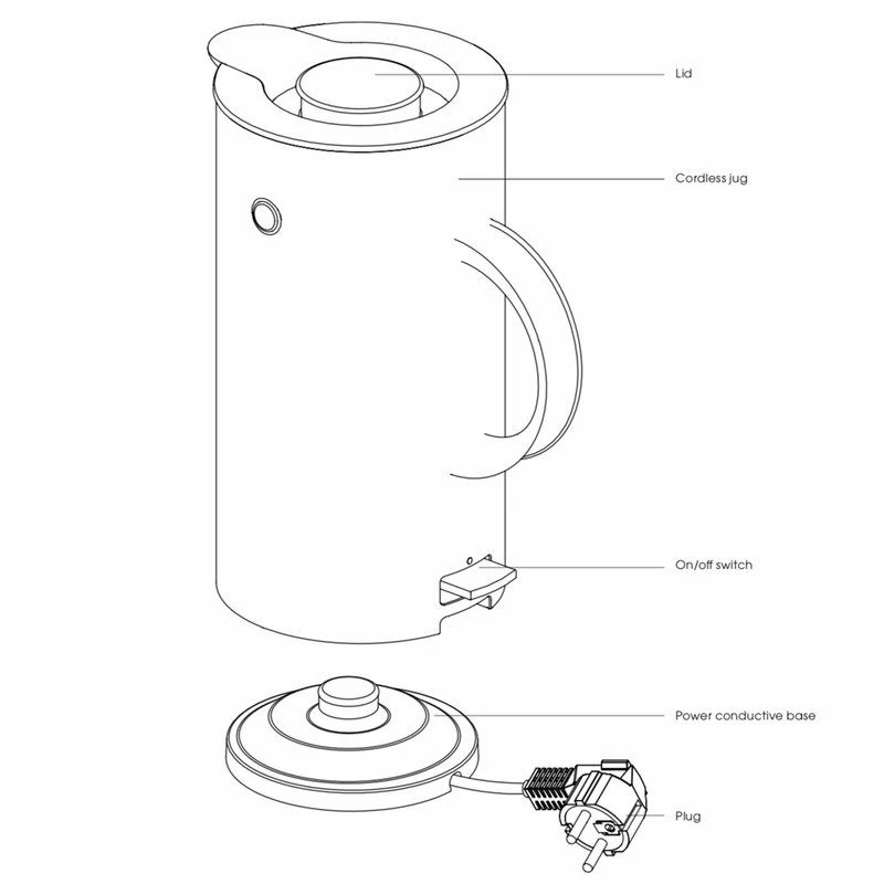 Kettles Stelton EM77 Electric Kettle 1.5 L 4 Kettles Stelton EM77 Electric Kettle 1.5 L - Image 2