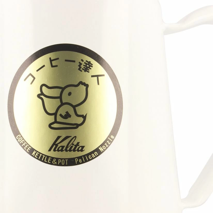 Stovetop Kettles Kalita Pelican Pot Enamel Kettle 1.0 L, White 5 Stovetop Kettles Kalita Pelican Pot Enamel Kettle 1.0 L, White - Image 3