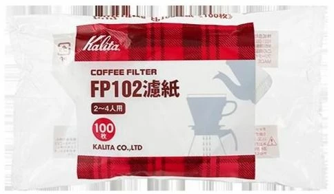 Filter Papers For Coffee Kalita FP 102 White Coffee Paper Filters 100 Pcs 3 Filter Papers For Coffee Kalita FP 102 White Coffee Paper Filters 100 Pcs
