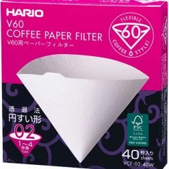 Filter Papers For Coffee Hario V60 Size 02 Coffee Paper Filters Box