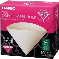 Filter Papers For Coffee Hario V60 Misarashi Size 01 Brown Coffee Paper Filters