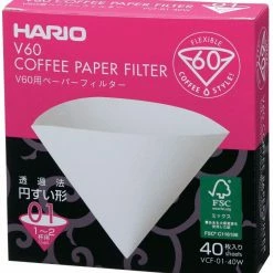 Filter Papers For Coffee Hario V60 Size 01 Coffee Paper Filters Box