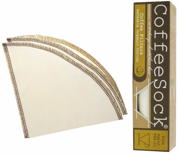 Filter Papers For Coffee CoffeeSock Hario® V60-02 Style Coffee Filter, 2 Pcs 3 Filter Papers For Coffee CoffeeSock Hario® V60-02 Style Coffee Filter, 2 Pcs