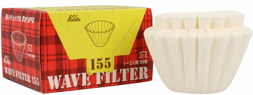Filter Papers For Coffee Kalita Wave #155 White Filter Papers 50 Pcs 3 Filter Papers For Coffee Kalita Wave #155 White Filter Papers 50 Pcs