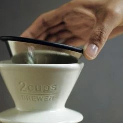 Alternative view of Filter Papers For Coffee Kinto SCS Stainless Filter 2 Cups