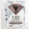Filter Papers For Coffee CAFEC Dark Roast T-83 Coffee Paper Filter 1 Cup, 100 Pcs -Barista and Coffee Accessories Shop unnamed file 408