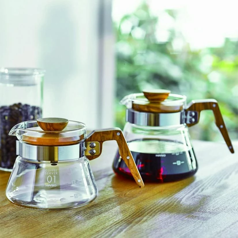 Coffee Servers Hario Coffee Server Olive Wood 4 Coffee Servers Hario Coffee Server Olive Wood - Image 2
