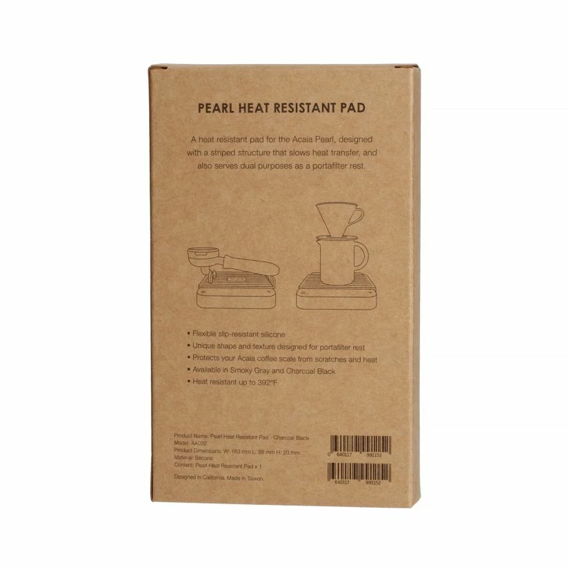 Coffee Scales Acaia Pearl Heat Resistant Pad, Charcoal Black 6 Coffee Scales Acaia Pearl Heat Resistant Pad, Charcoal Black - Image 4